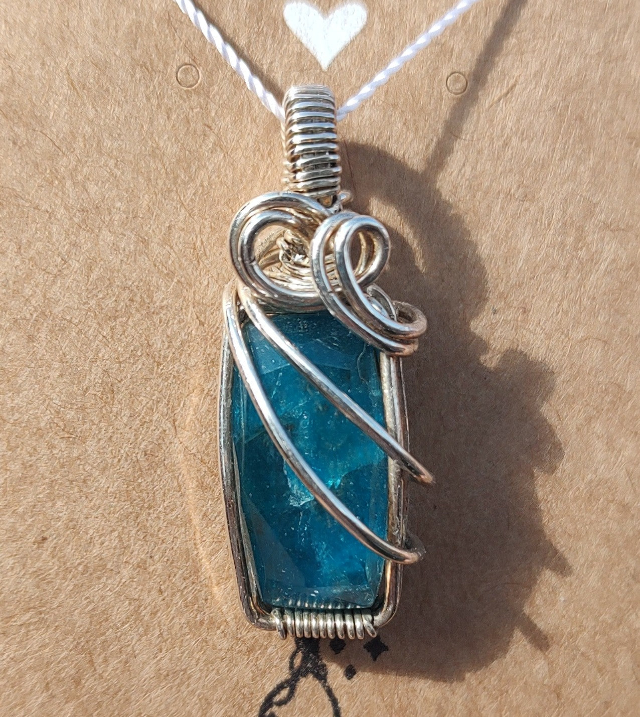 Blue Apatite Doublet