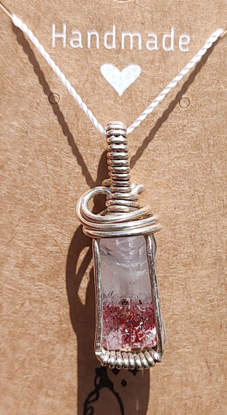 Quartz with Hematite