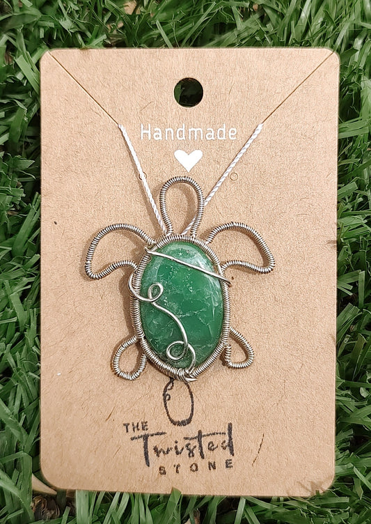 Green Aventurine Turtle