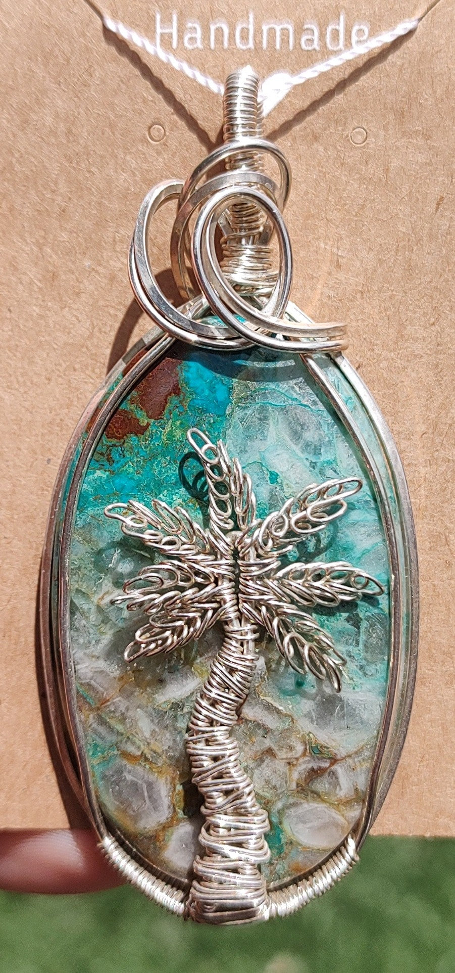 Chrysocolla Palm Tree